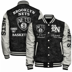 Limited Edition – Customized NBA Brooklyn Nets Baseball Jacket