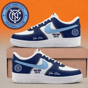 Limited Edition – Customized MLS New York City FC Af1 Sneakers