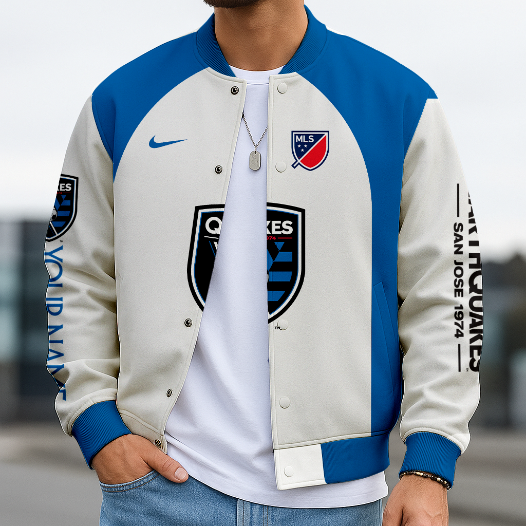 Limited Edition – Customized MLS San Jose Earthquakes Baseball Jacket