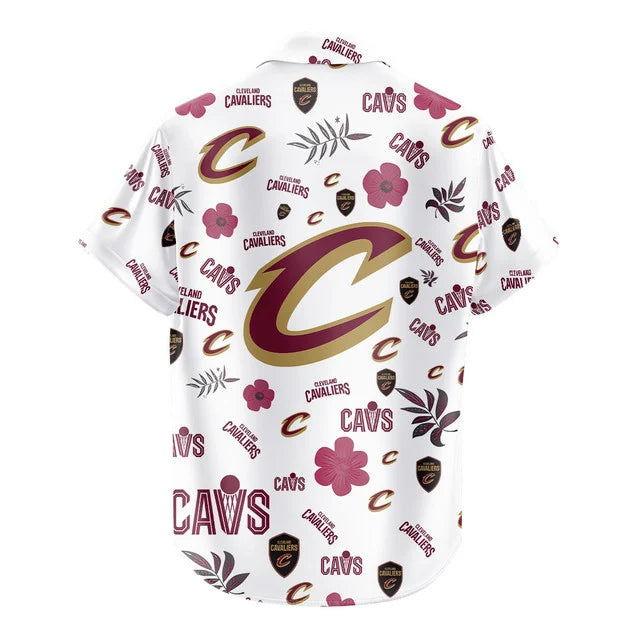 Limited Edition – Customized NBA Cleveland Cavaliers Unisex Hawaiian Shirt & Shorts Set - Image 4