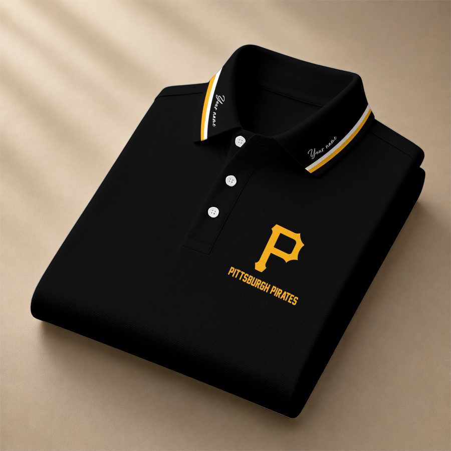 Limited Edition – Customized MLB Pittsburgh Pirates Polo Shirt