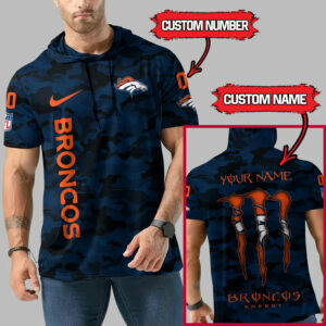 Limited Edition – Customized NFL Denver Broncos Short Sleeve Hoodie