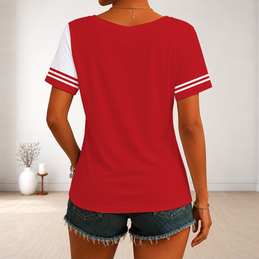 Limited Edition – Customized NBA Toronto Raptors V-Neck Female Shirt - Image 2