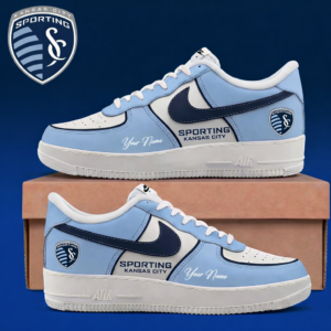 Limited Edition – Customized MLS Sporting Kansas City Af1 Sneakers