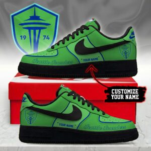 Limited Edition – Customized MLS Seattle Sounders Fc Af1 Sneakers