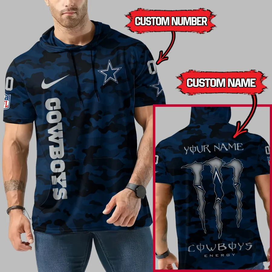 Limited Edition – Customized NFL Dallas Cowboys Short Sleeve Hoodie