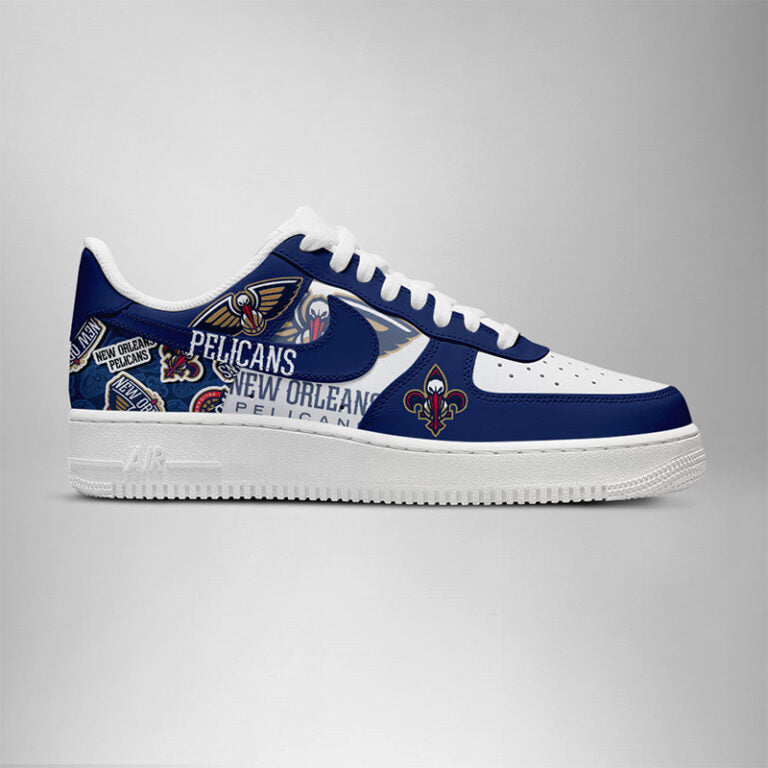 Limited Edition – Customized NBA New Orleans Pelicans Af1 Shoes - Image 2