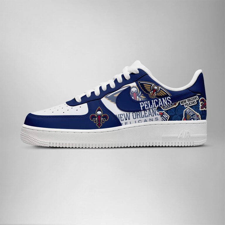 Limited Edition – Customized NBA New Orleans Pelicans Af1 Shoes - Image 3