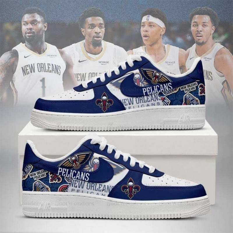 Limited Edition – Customized NBA New Orleans Pelicans Af1 Shoes
