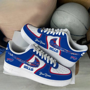 Limited Edition – Customized NFL Buffalo Bills Af1 Sneakers