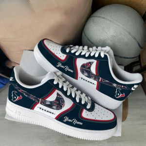 Limited Edition – Customized NFL Houston Texans Af1 Sneakers