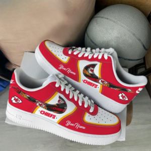 Limited Edition – Customized NFL Kansas City Chiefs Af1 Sneakers
