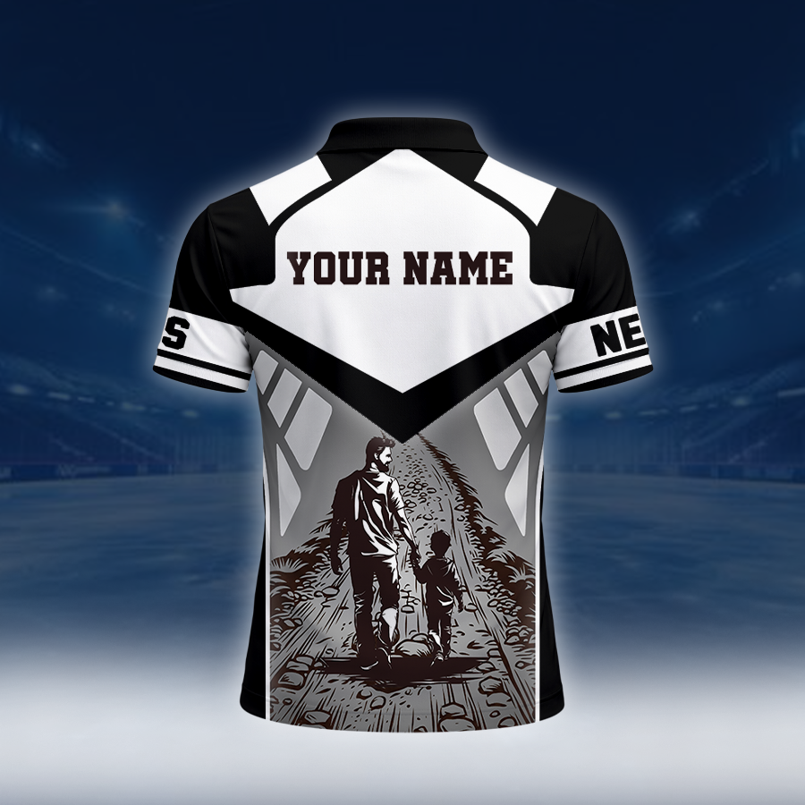 Limited Edition – Customized NBA Brooklyn Nets Polo Shirt - Image 2