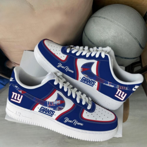 Limited Edition – Customized NFL New York Giants Af1 Sneakers