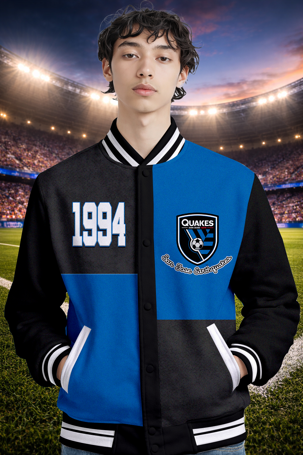 Limited Edition – Customized MLS San Jose Earthquakes Baseball Jacket