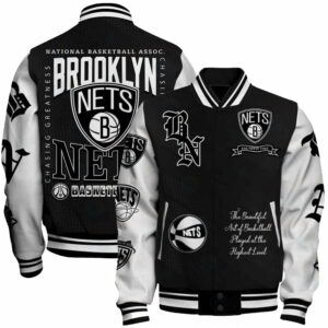Limited Edition – Customized NBA Brooklyn Nets Baseball Jacket