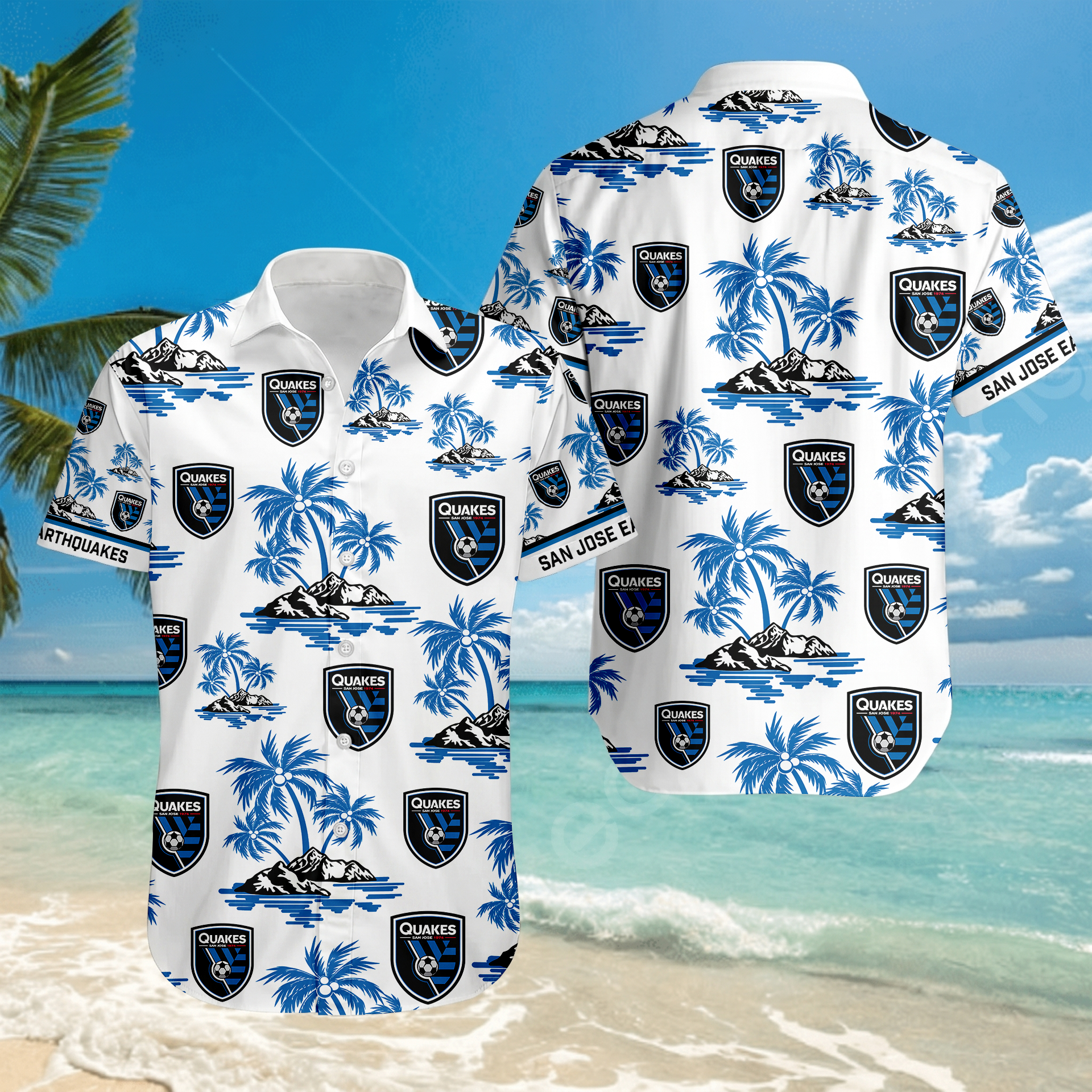 Limited Edition – Customized MLS San Jose Earthquakes Unisex Hawaiian Shirt
