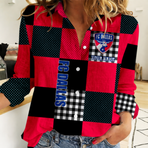 Limited Edition – Customized MLS FC Dallas Women Casual Shirt