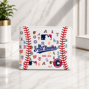 Limited Edition – Customized MLB All Teams Leather Wallet