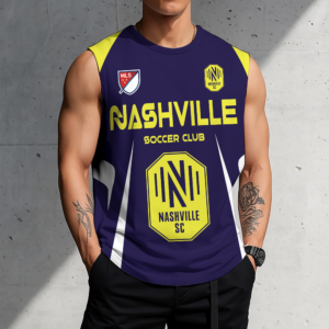 Limited Edition – Customized MLS Nashville Tank Top & Gym Shirt