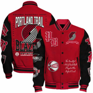 Limited Edition – Customized NBA Portland Trail Blazers Baseball Jacket