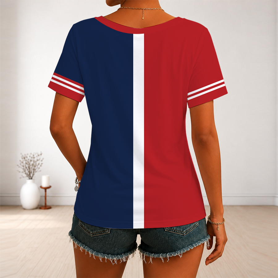 Limited Edition – Customized MLB St. Louis Cardinals V-Neck Female Shirt - Image 2