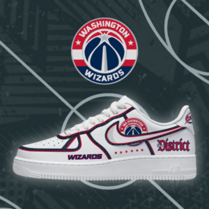 Limited Edition – Customized NBA Washington Wizards Af1 Shoes