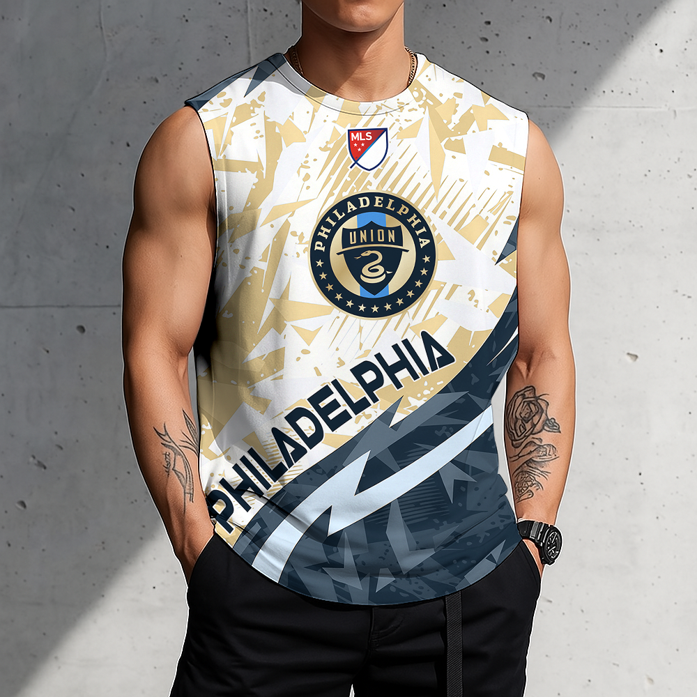 Limited Edition – Customized MLS Philadelphia Union Tank Top & Gym Shirt