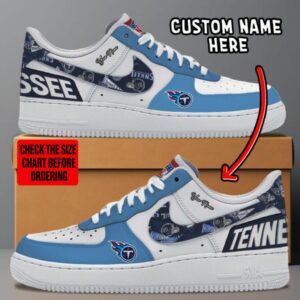 Limited Edition – Customized NFL Tennessee Titans Af1 Sneakers
