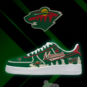 Limited Edition – Customized NHL Minnesota Wild Af1 Shoes