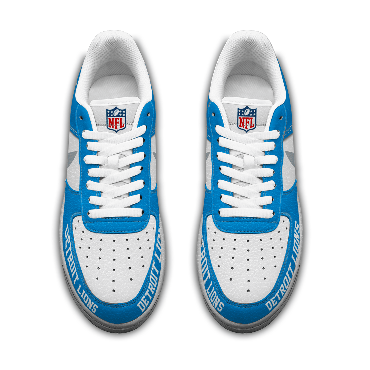 Limited Edition – Customized NFL Detroit Lions Af1 Sneakers - Image 4