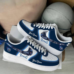Limited Edition – Customized NFL Tennessee Titans Af1 Sneakers