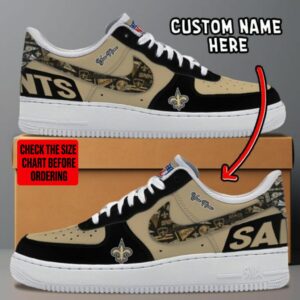 Limited Edition – Customized NFL New Orleans Saints Af1 Sneakers