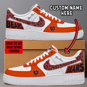 Limited Edition – Customized NFL Chicago Bears Af1 Sneakers