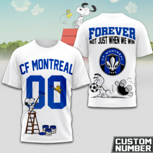 Limited Edition – Customized MLS Cf CF Montreal x Snoopy Hoodie T-Shirts