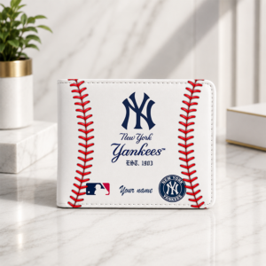 Limited Edition – Customized MLB New York Yankees Leather Wallet