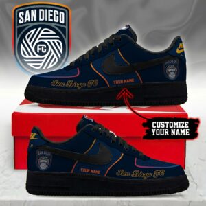 Limited Edition – Customized MLS San Diego Fc Af1 Sneakers