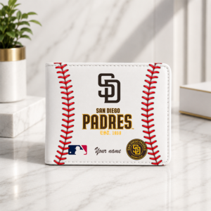 Limited Edition – Customized MLB San Diego Padres Leather Wallet
