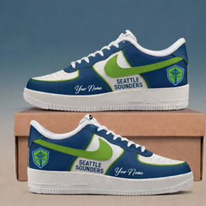 Limited Edition – Customized MLS Seattle Sounders Af1 Sneakers