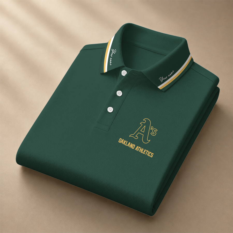 Limited Edition – Customized MLB Oakland Athletics Polo Shirt