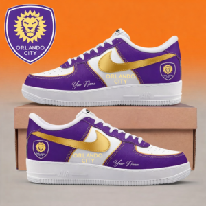 Limited Edition – Customized MLS Orlando City SC Af1 Sneakers