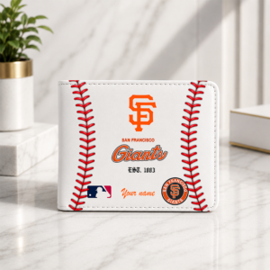 Limited Edition – Customized MLB San Francisco Giants Leather Wallet