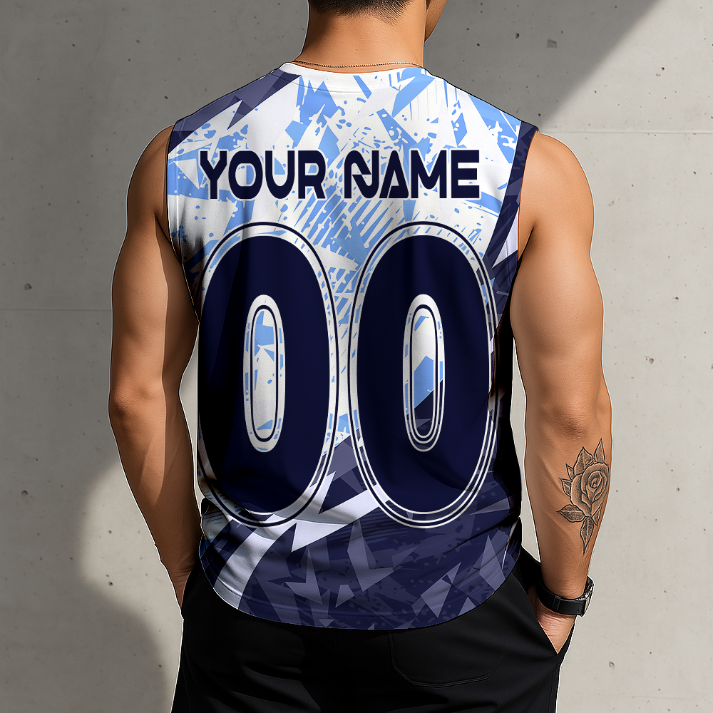 Limited Edition – Customized MLS New York City Fc Fc Tank Top & Gym Shirt - Image 2