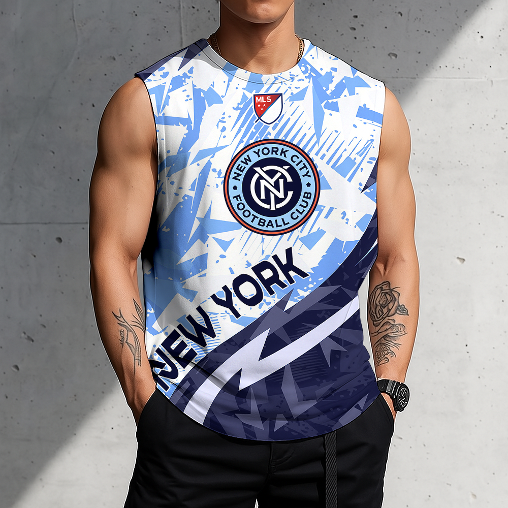 Limited Edition – Customized MLS New York City Fc Fc Tank Top & Gym Shirt