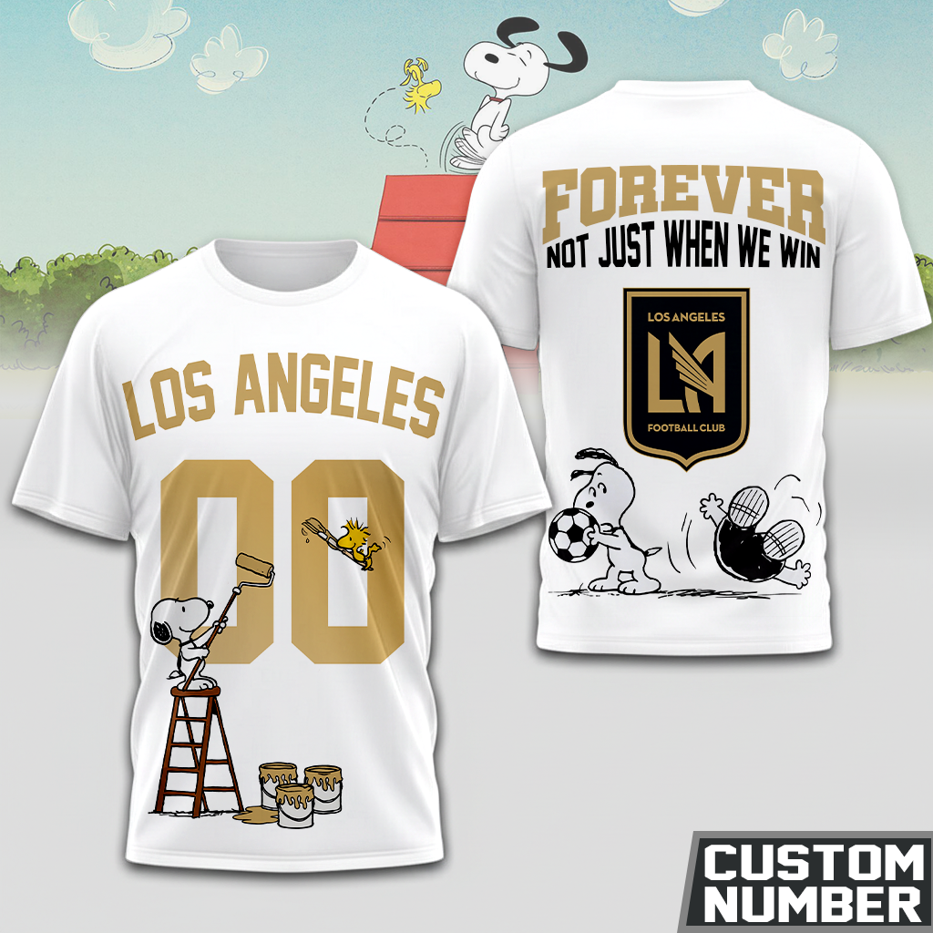 Limited Edition – Customized MLS Los Angeles Fc x Snoopy Hoodie T-Shirts