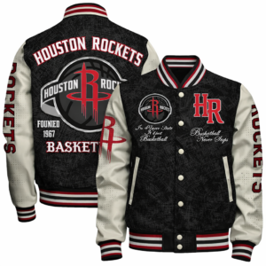Limited Edition – Customized NBA Houston Rockets Baseball Jacket
