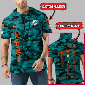 Limited Edition – Customized NFL Miami Dolphins Short Sleeve Hoodie
