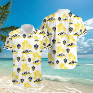 Limited Edition – Customized MLS LA Galaxyxy Unisex Hawaiian Shirt