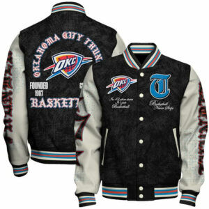 Limited Edition – Customized NBA Oklahoma City Thunder Baseball Jacket