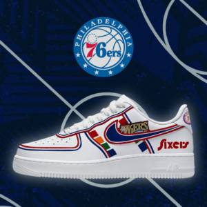 Limited Edition – Customized NBA Philadelphia 76Ers Af1 Shoes